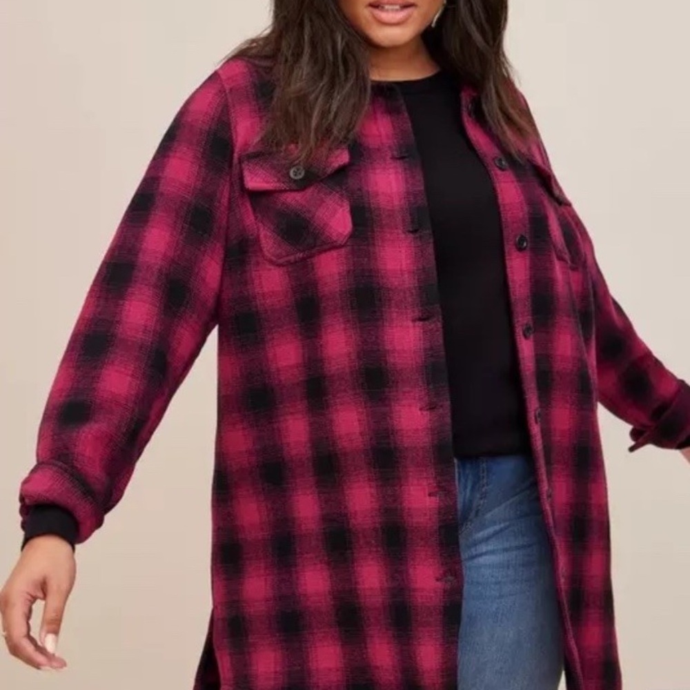 Torrid Cotton Midi Shacket